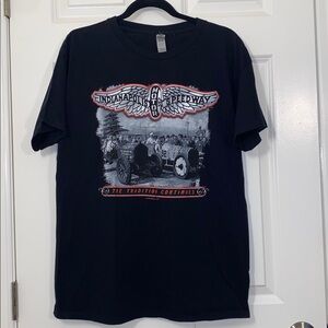 Indianapolis Motor Speedway Authentic Apparel Racing Tee Shirt